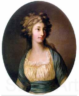 Joseph Friedrich August Darbes Portrait of Dorothea von Medem
